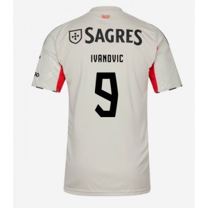 Fotbalové Dres Benfica Franjo Ivanovic #9 Venkovní Oblečení 2025-26 Krátký Rukáv